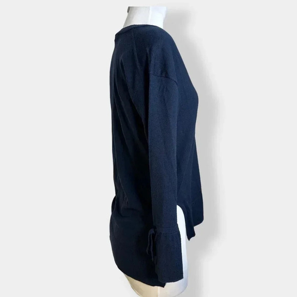 J Crew Navy Blue Merino Wool‎ Sweater - Picture 2 of 5